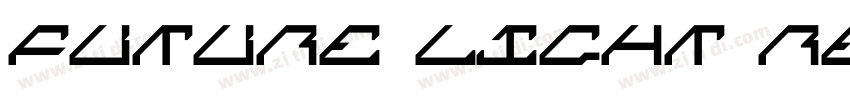 Future Light Reguar字体转换